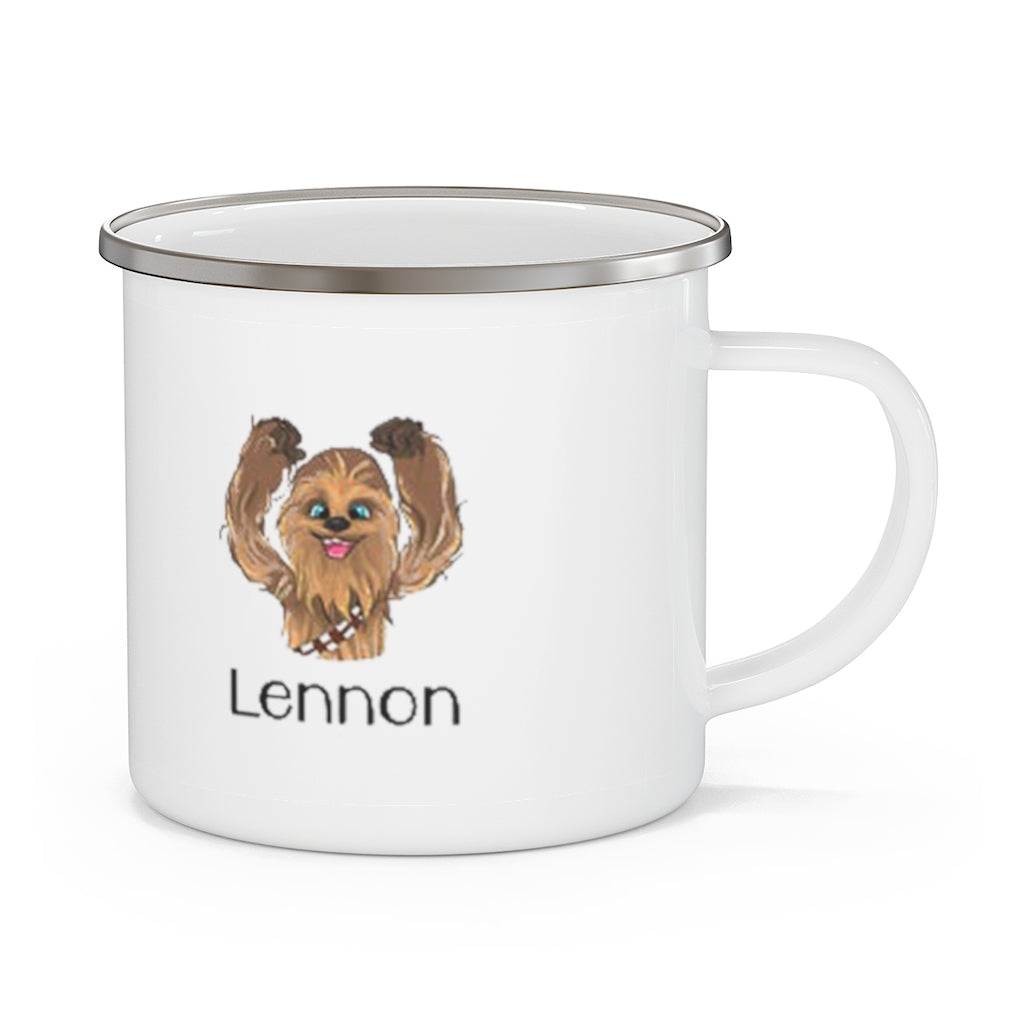 Personalized Name  Kid's Enamel Campfire Mug -Made in USA