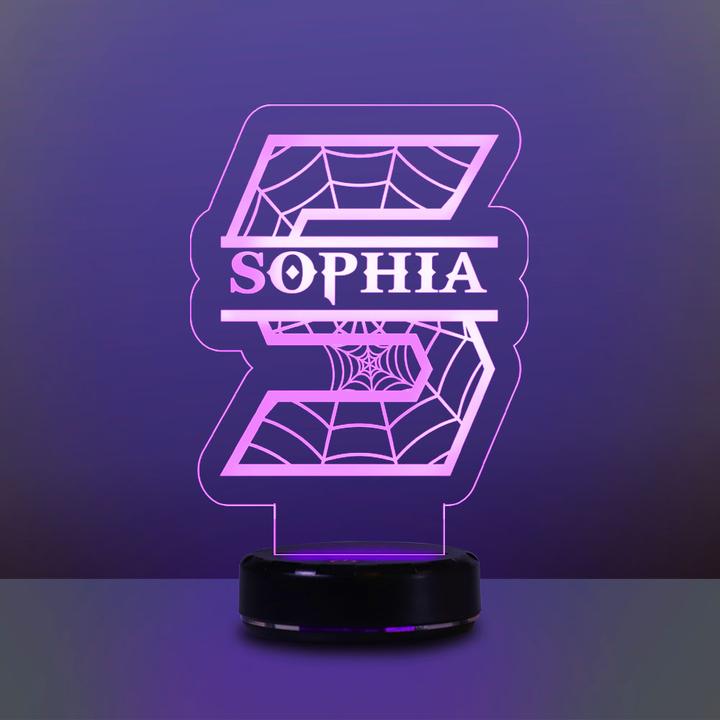 Custom Initial & Name Night Light - 7 Colors 3D Night Light, New Christmas Gift!