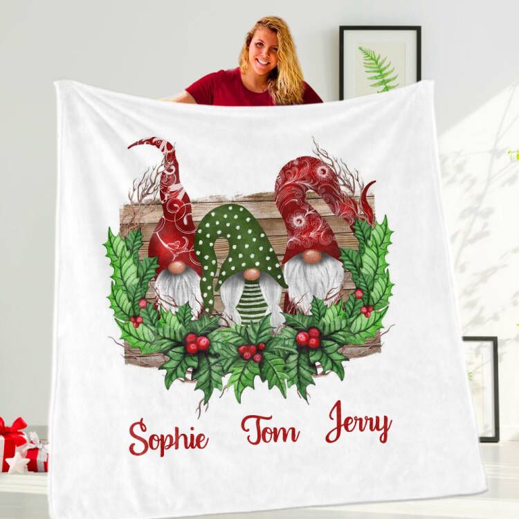 Custom Name Blankets,Christmas Clipart,
