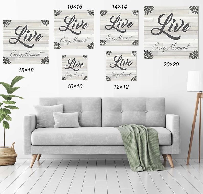 Live Laugh Love Canvas Art Set - BUY 2 SAVE 10%