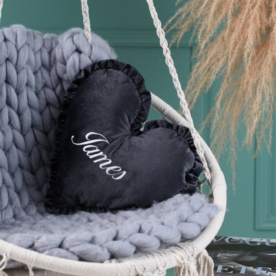 Wedding Anniversary Gift, Personalized Heart Shaped Cushion, Remember Wedding Date Cushion, Wedding Gift for Bride Groom, Engagement gift