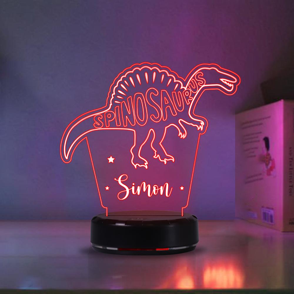 Custom Dinosaur Children's Night Lights with Name, New Christmas Gift!