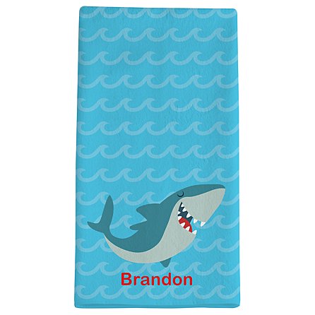Custom Name Beach Towel Unicorn Mermaid Shark Whale