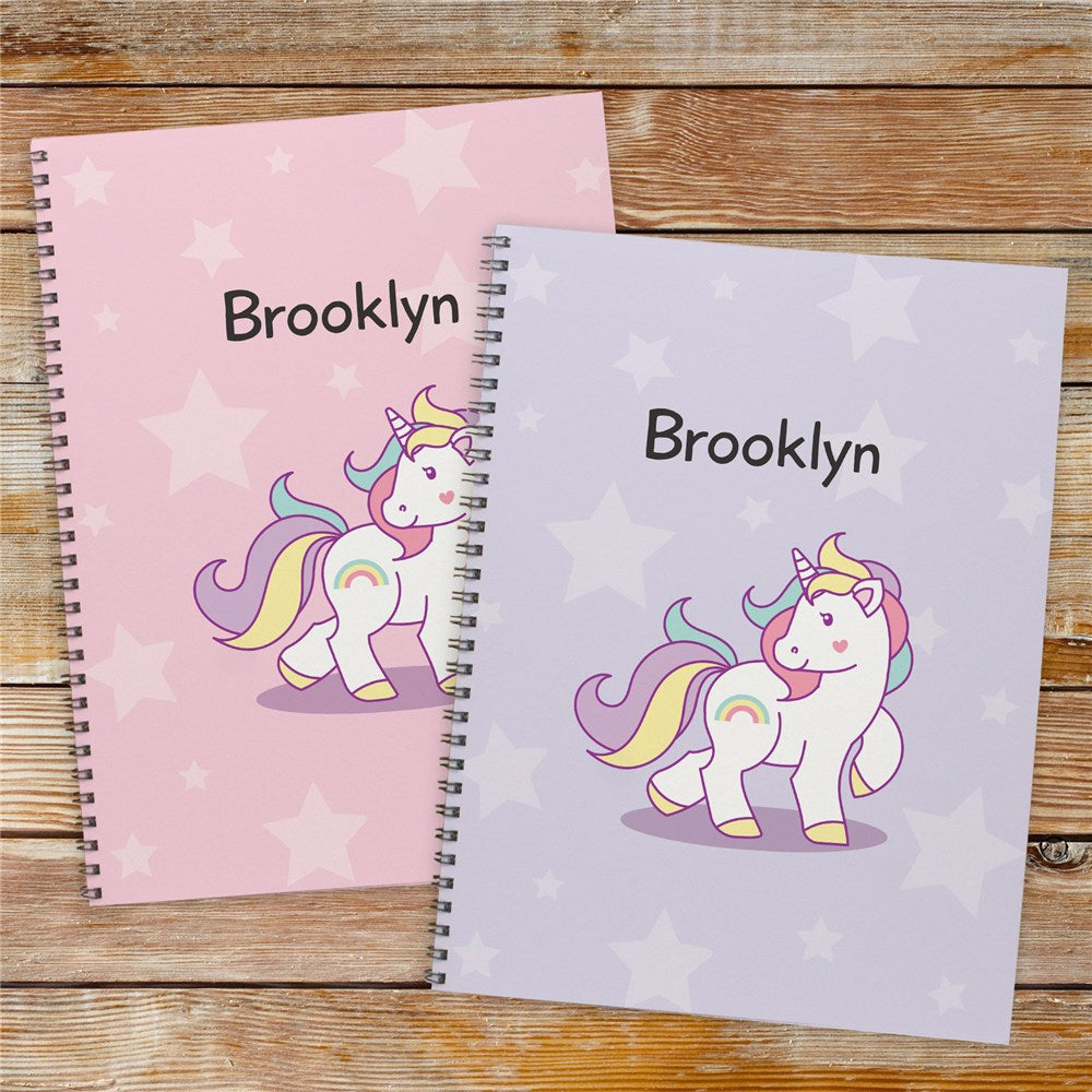 Personalized Unicorn Notebook,Christmas Gift，Custom Name Gift