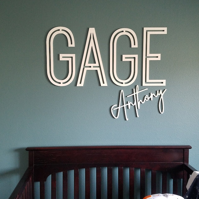 Custom Name Sign I01-For Middle Name - 20"