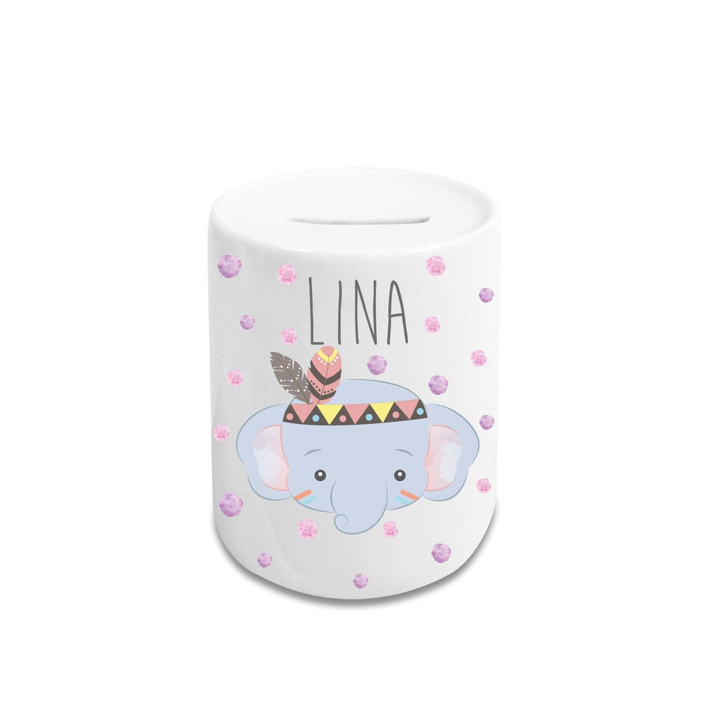 Personalized Elephant Money Box I11