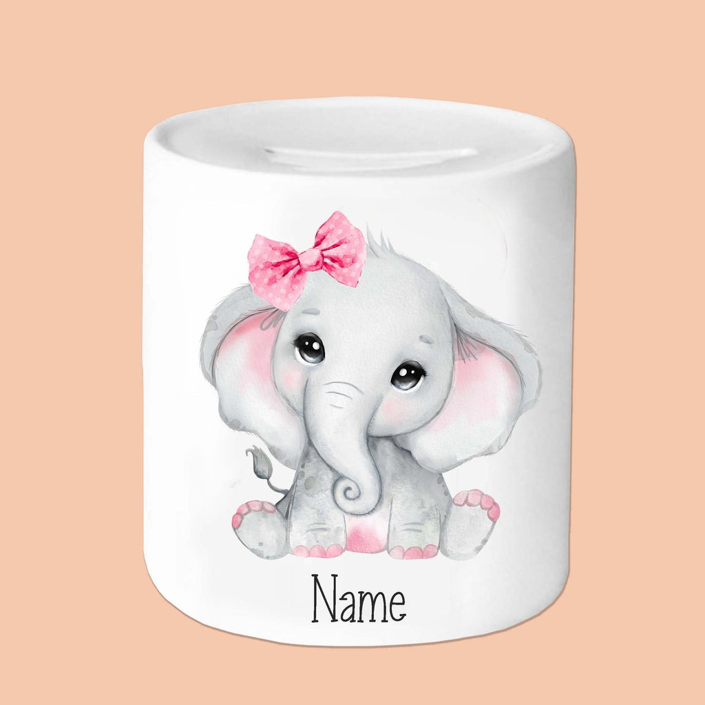 Personalized Elephant Money Box I08