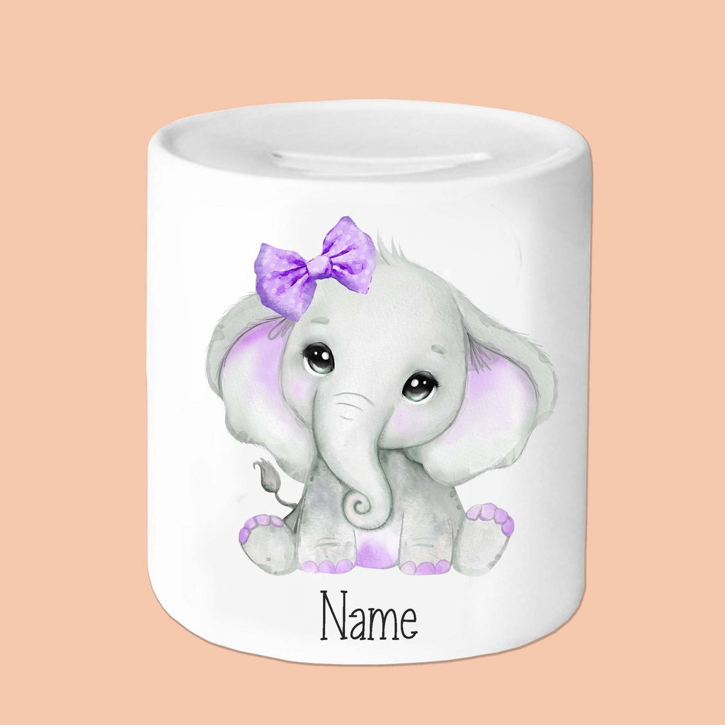 Personalized Elephant Money Box I09