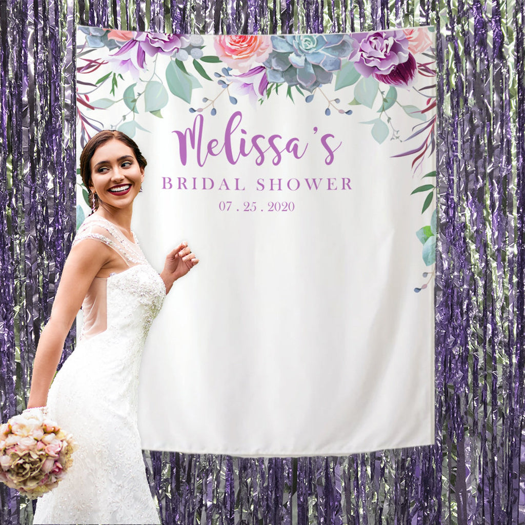 Custom Bridal Shower Backdrop 03
