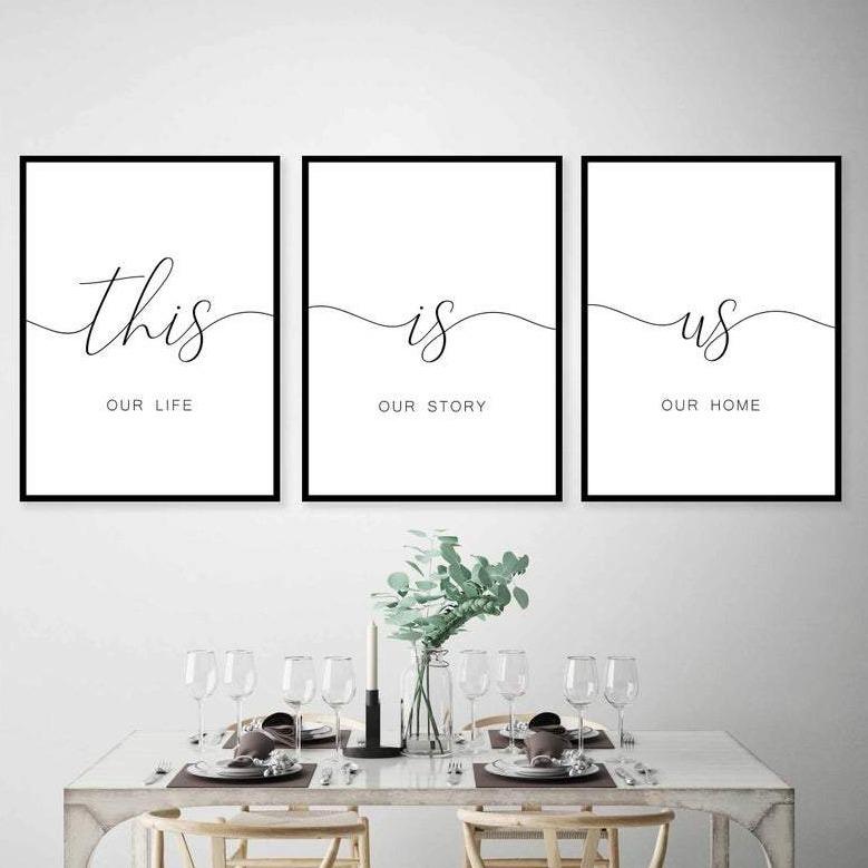 This Is Us Canvas Art Set I 14 -3 Pieces