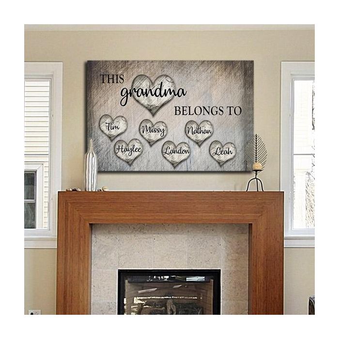 Personalized Family Canvas Art Set 03